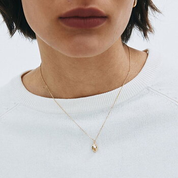 Edblad Crystalite halsband S guld