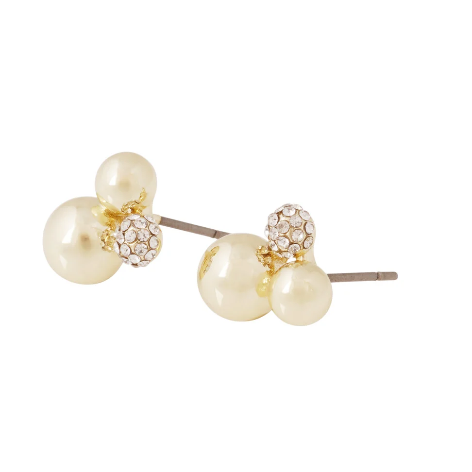 Snö Of Sweden Bennet Small Tripple ear Gold/Clear - 2