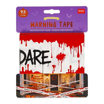 Warning tape, Halloween, decorative tape, DETTE PRODUKT HAR PLANLAGT LEVERING I BEGYNDELSEN AF OKTOBER 2026