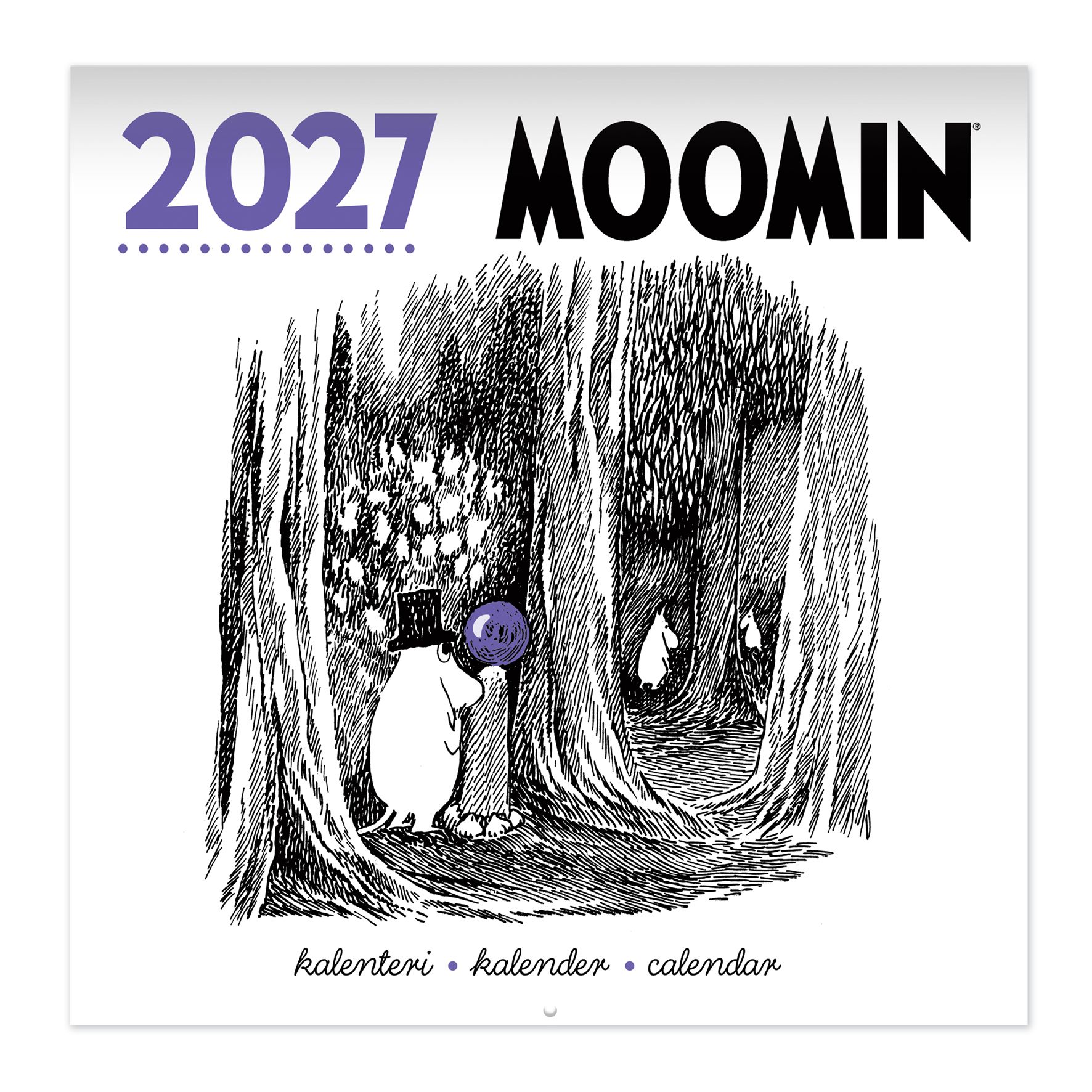 Moomin Wall Calendar 2027 (30x30 cm)