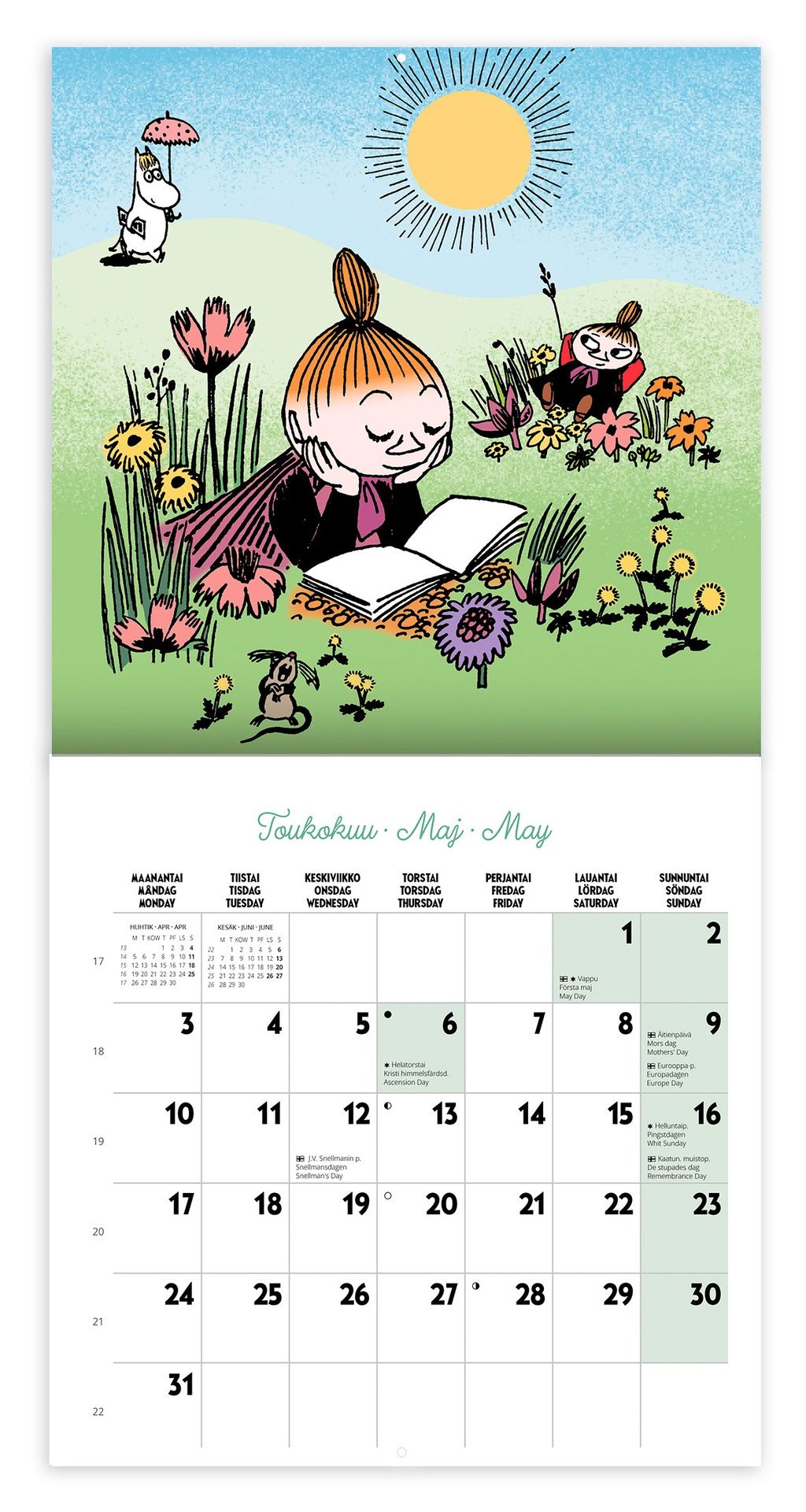 Moomin Wall Calendar 2027 (20x20 cm) - 3
