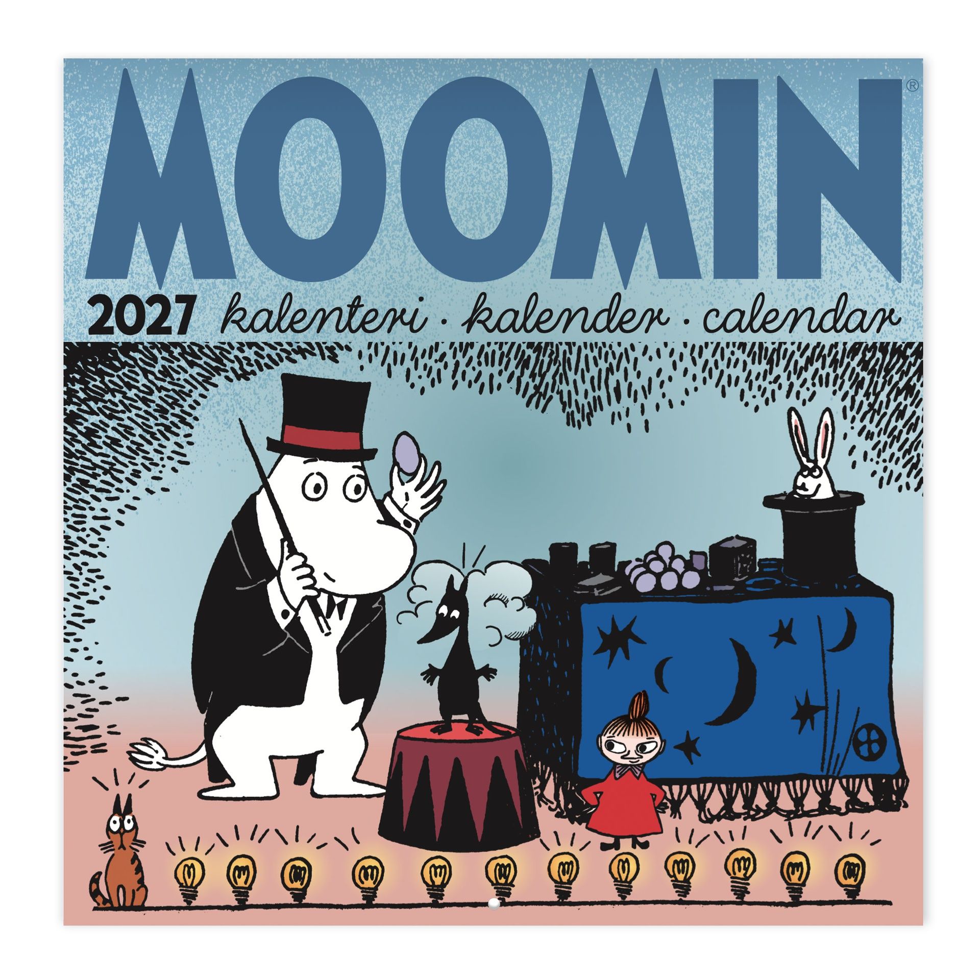 Moomin Wall Calendar 2027 (20x20 cm)