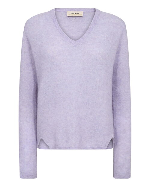 Jumper Mape Sophia v-ringad ljuslila - 3