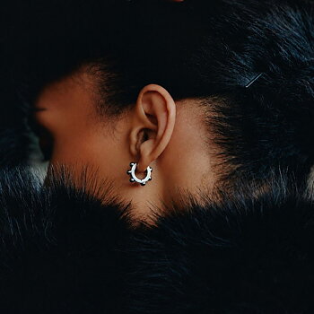 Edblad Stud hoops silver