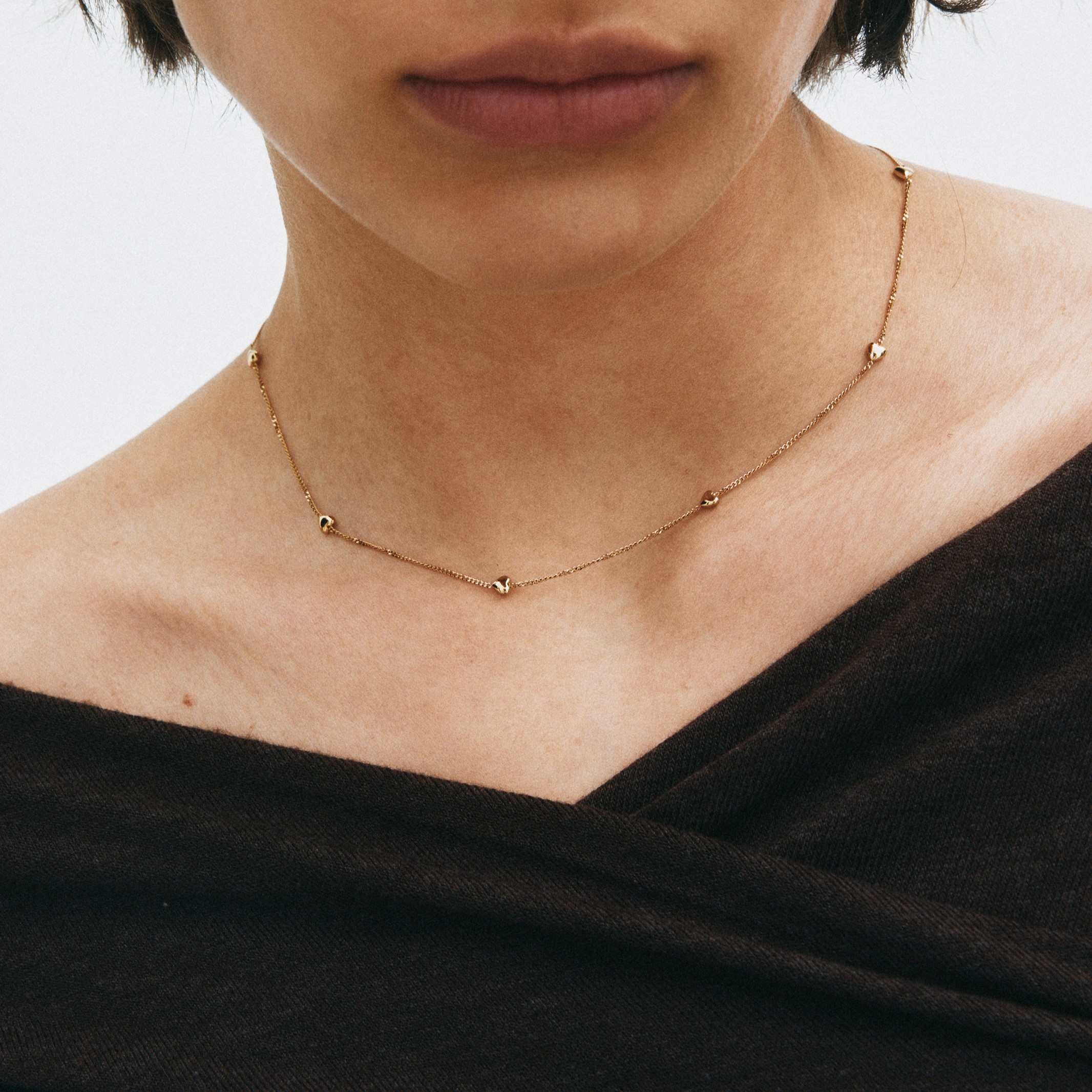 Edblad Barley Petite multi halsband guld - 2
