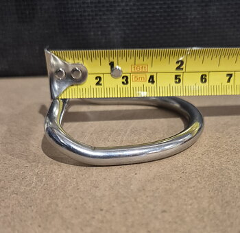 Vinklad D-ring 2", Flera storlekar