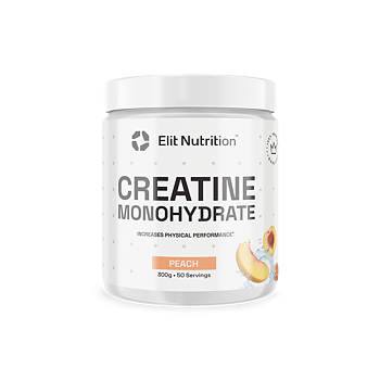 Kreatin monohydrat, ELIT - 100% Pure, 300g - Peach