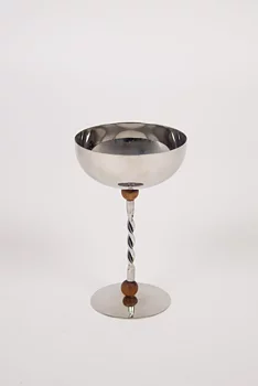 DESSERTSKÅL - SILVER/RESIN