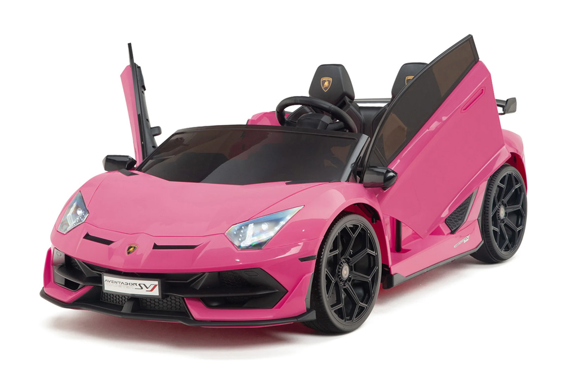 Lamborghini Aventador SVJ Drifter Barn Elbil – 2 Sits 24V Rosa