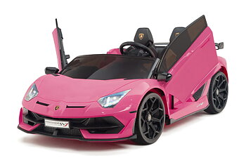Lamborghini Aventador SVJ Drifter Barn Elbil – 2 Sits 24V Rosa