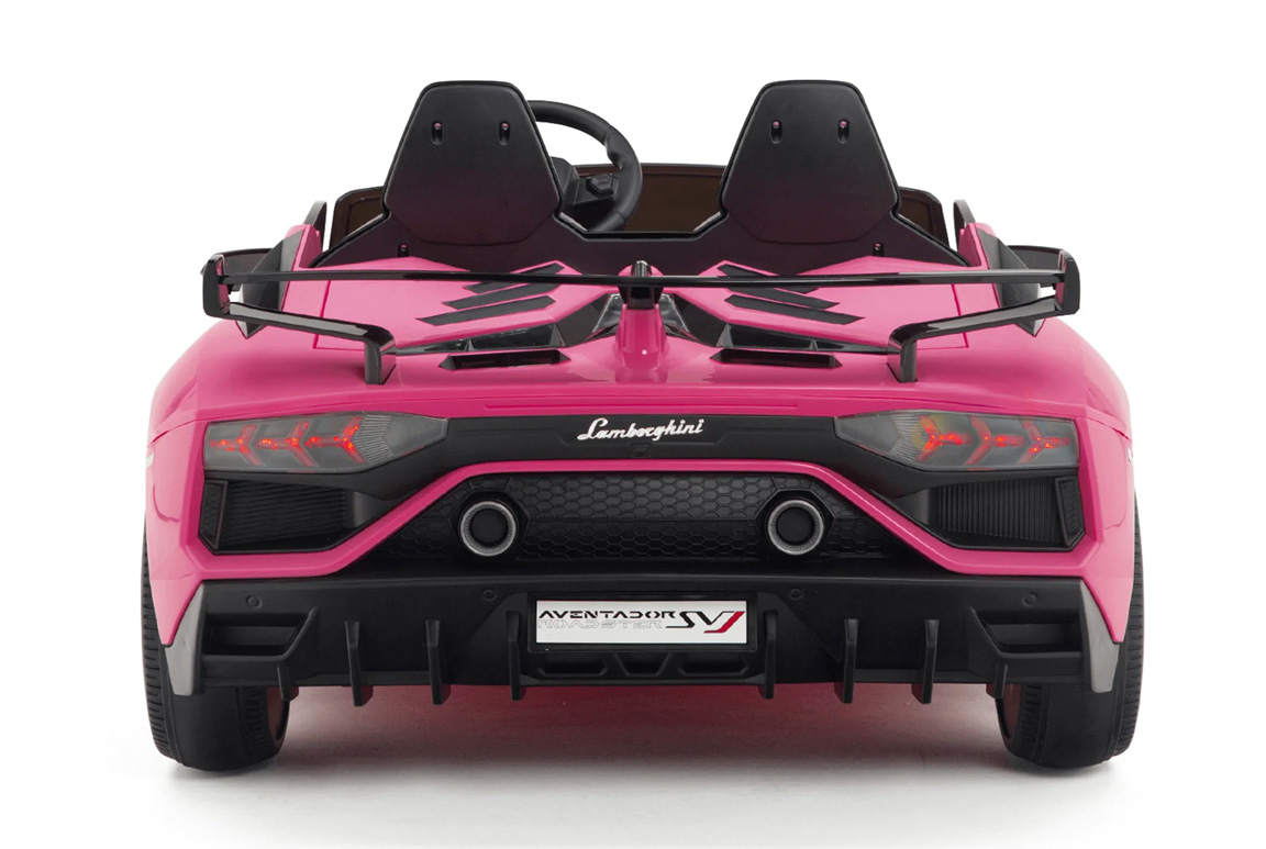 Lamborghini Aventador SVJ Drifter Barn Elbil – 2 Sits 24V Rosa - 4