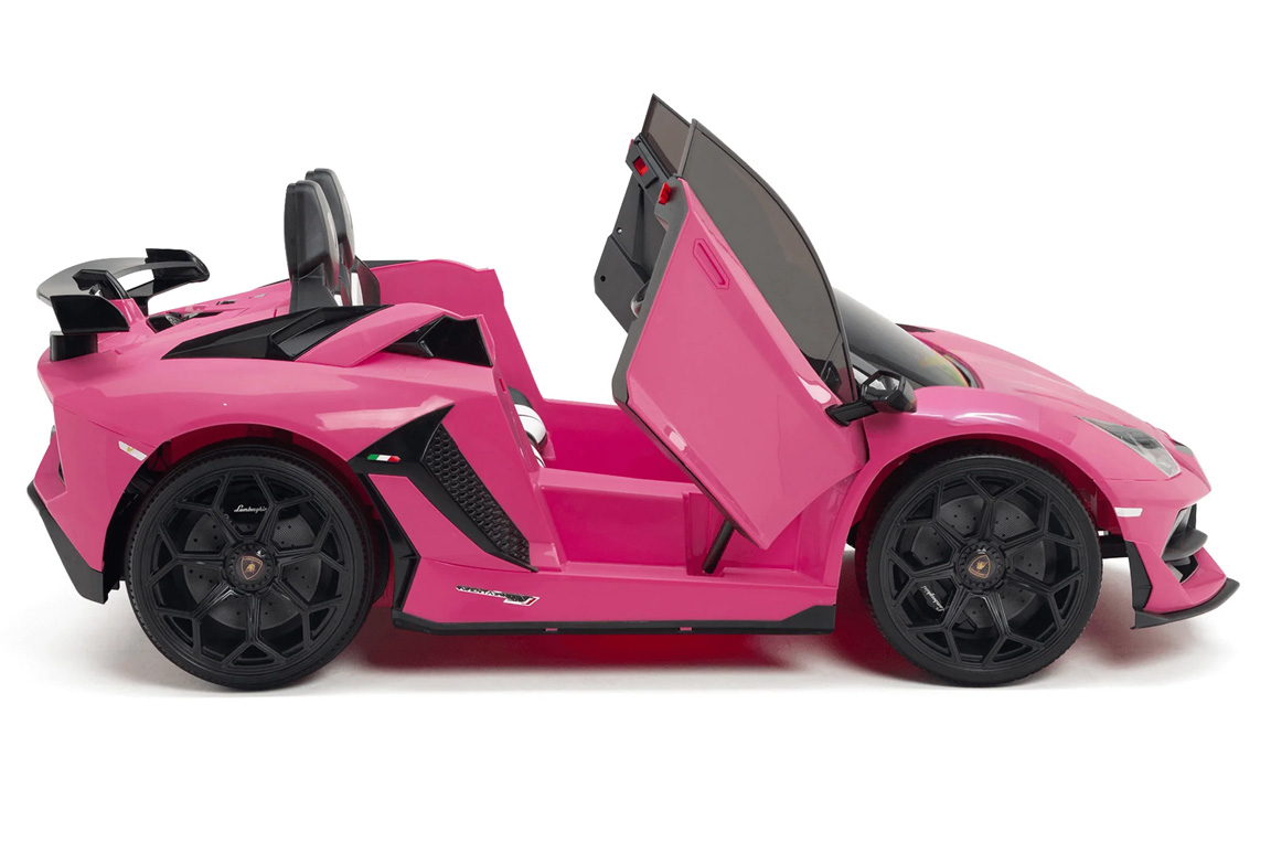 Lamborghini Aventador SVJ Drifter Barn Elbil – 2 Sits 24V Rosa - 5