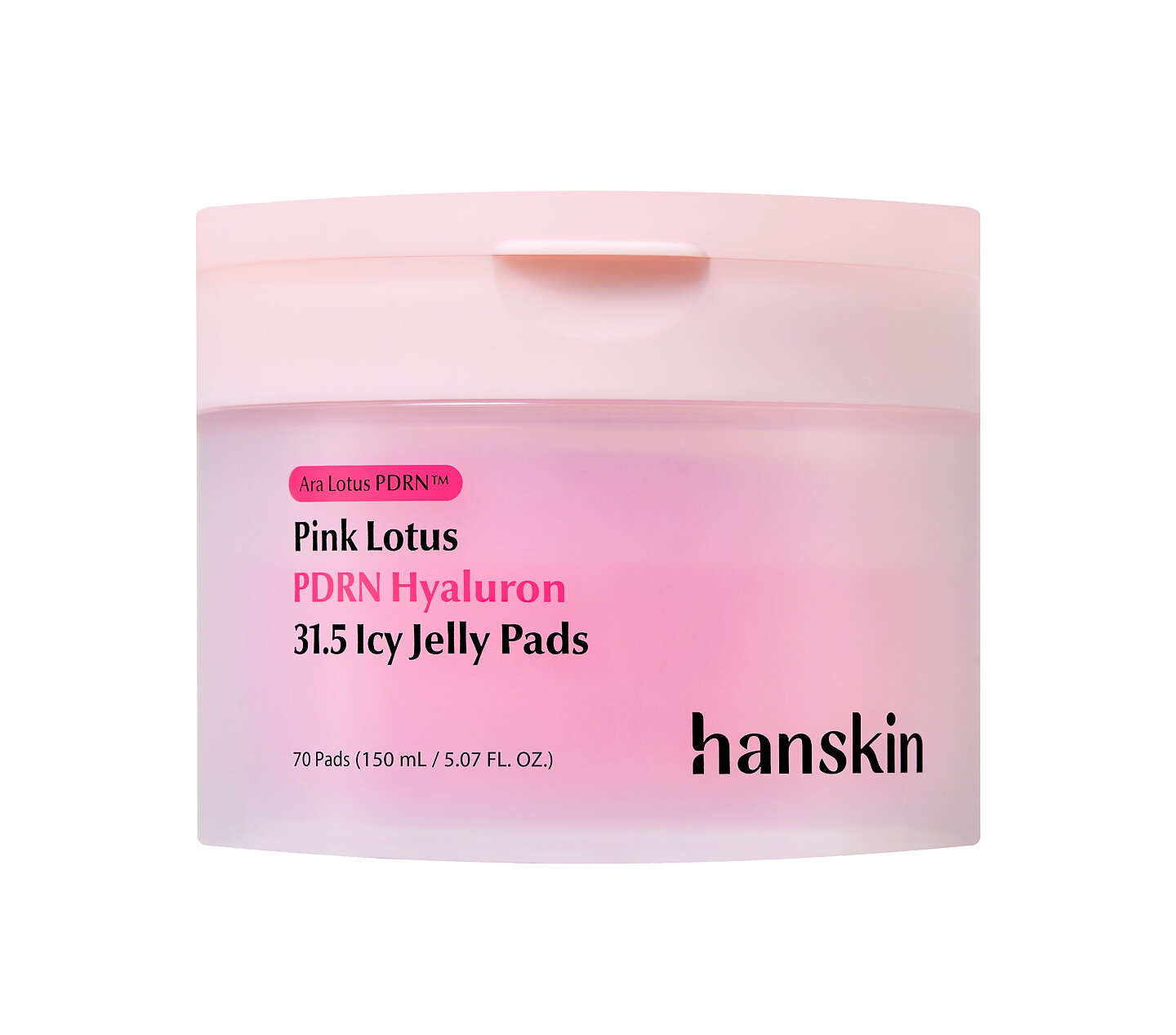 Hanskin Pink Lotus PDRN Hyaluron 31.5 Icy Jelly Pads