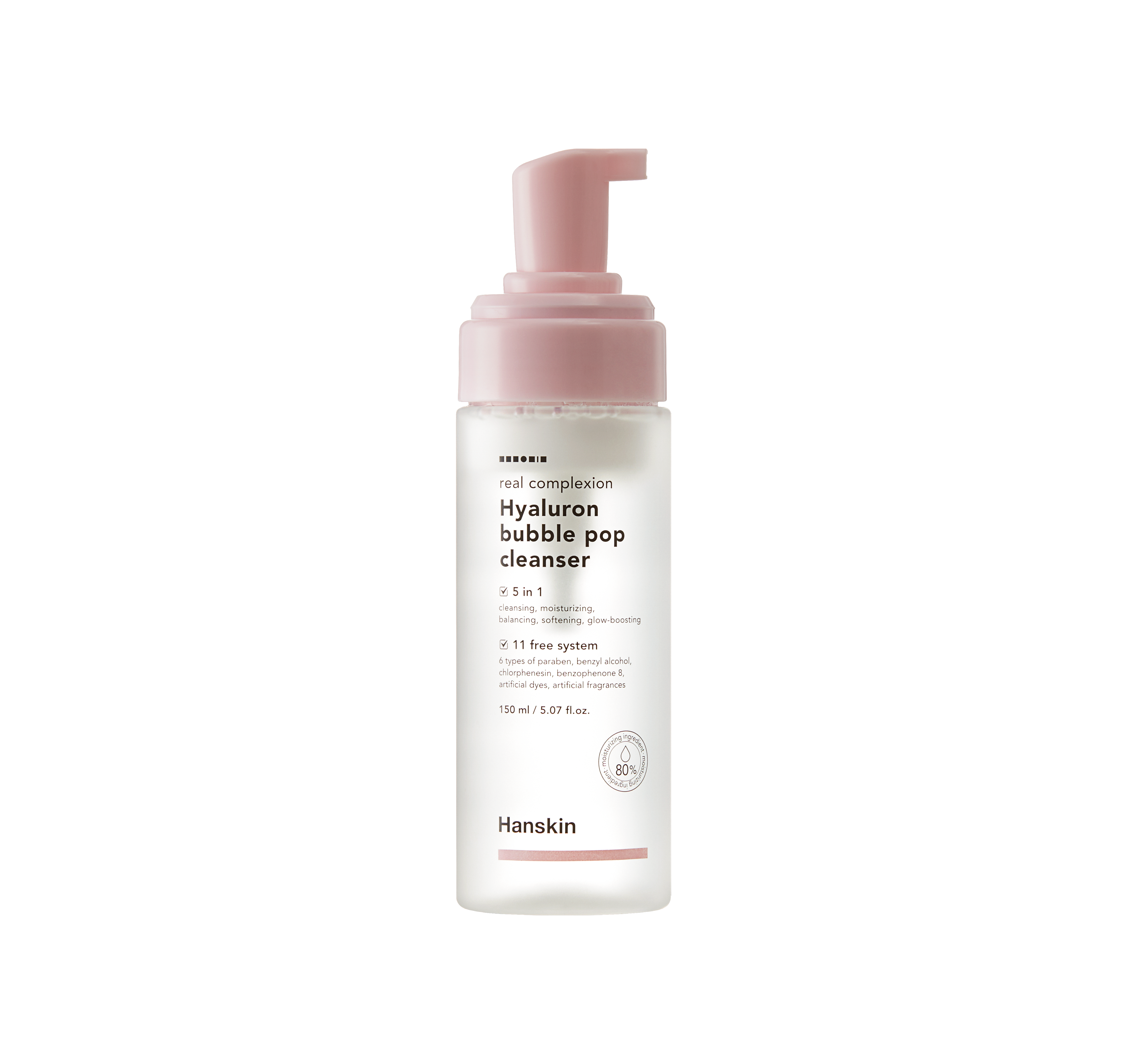 Hanskin Real Complexion Hyalurion Bubble Pop Cleanser 150ml