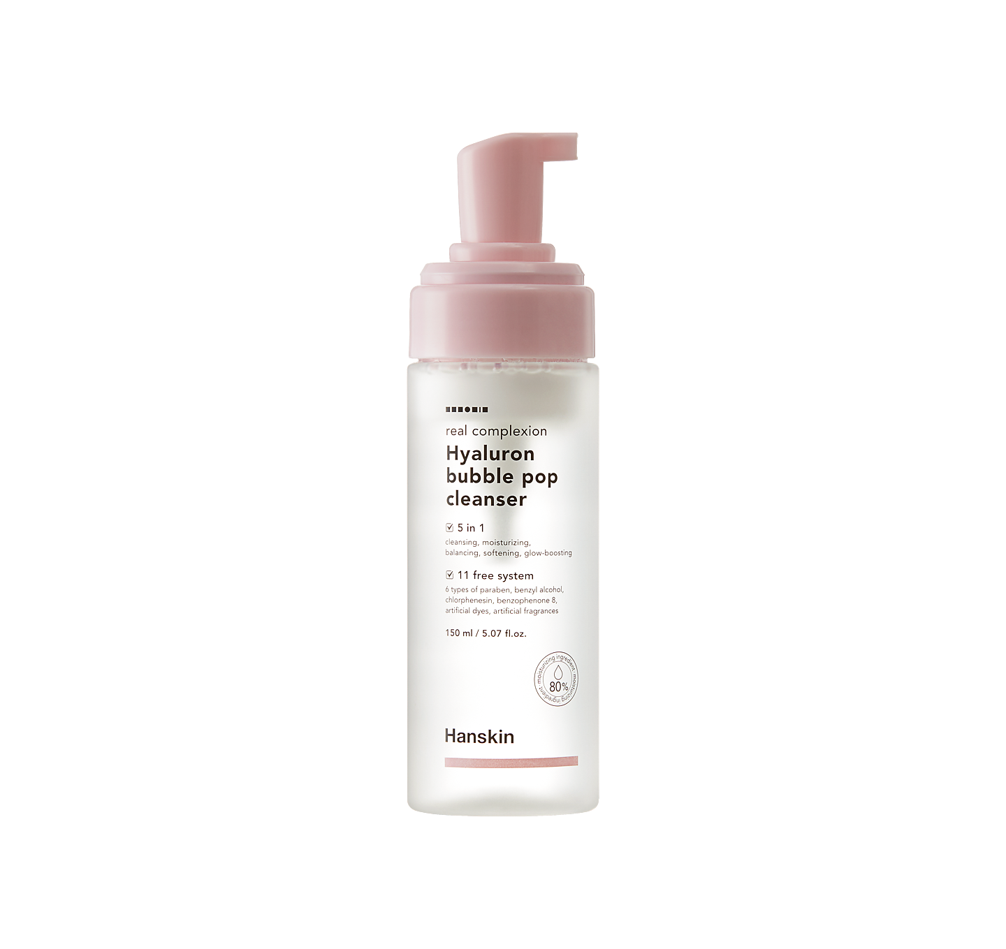 Hanskin Real Complexion Hyalurion Bubble Pop Cleanser 150ml