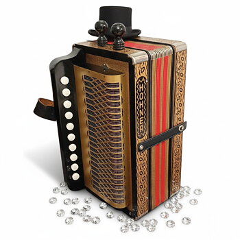 Hohner - 114 / C - 2 Register (Begagnat)