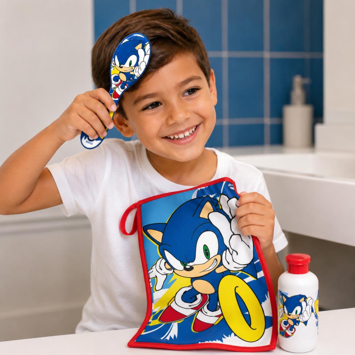 Sonic Necessär med Handduk Hårborste  Flaska - 7