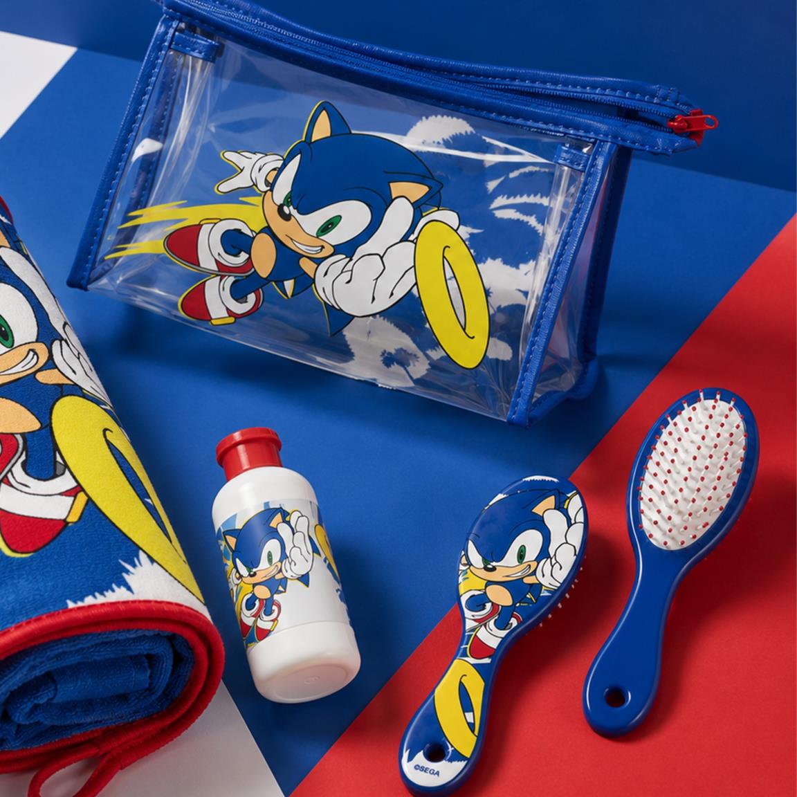 Sonic Necessär med Handduk Hårborste  Flaska - 2