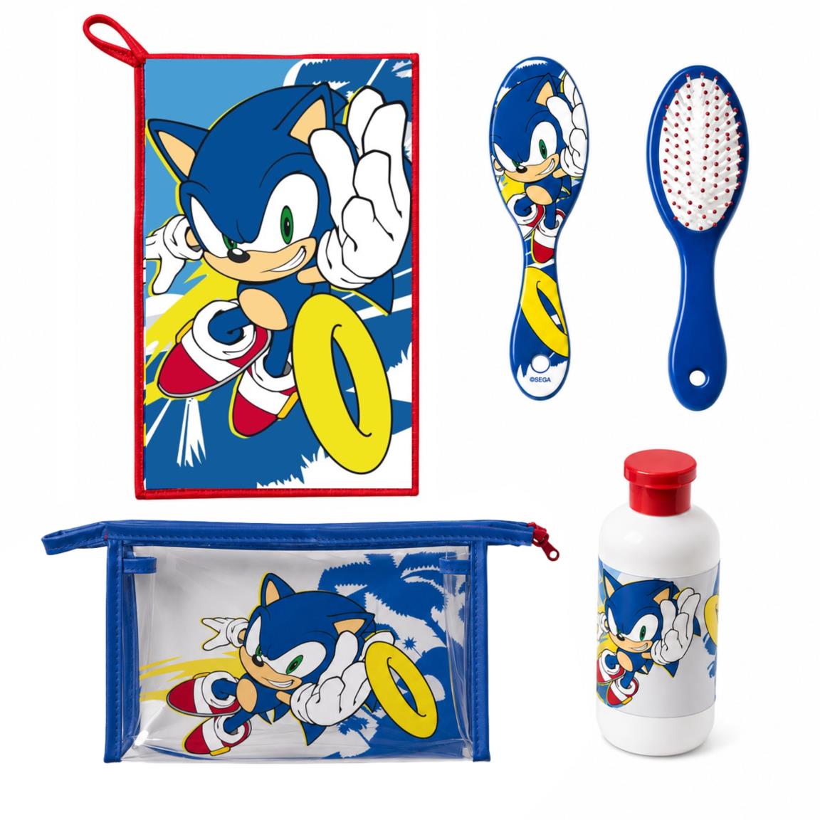 Sonic Necessär med Handduk Hårborste  Flaska