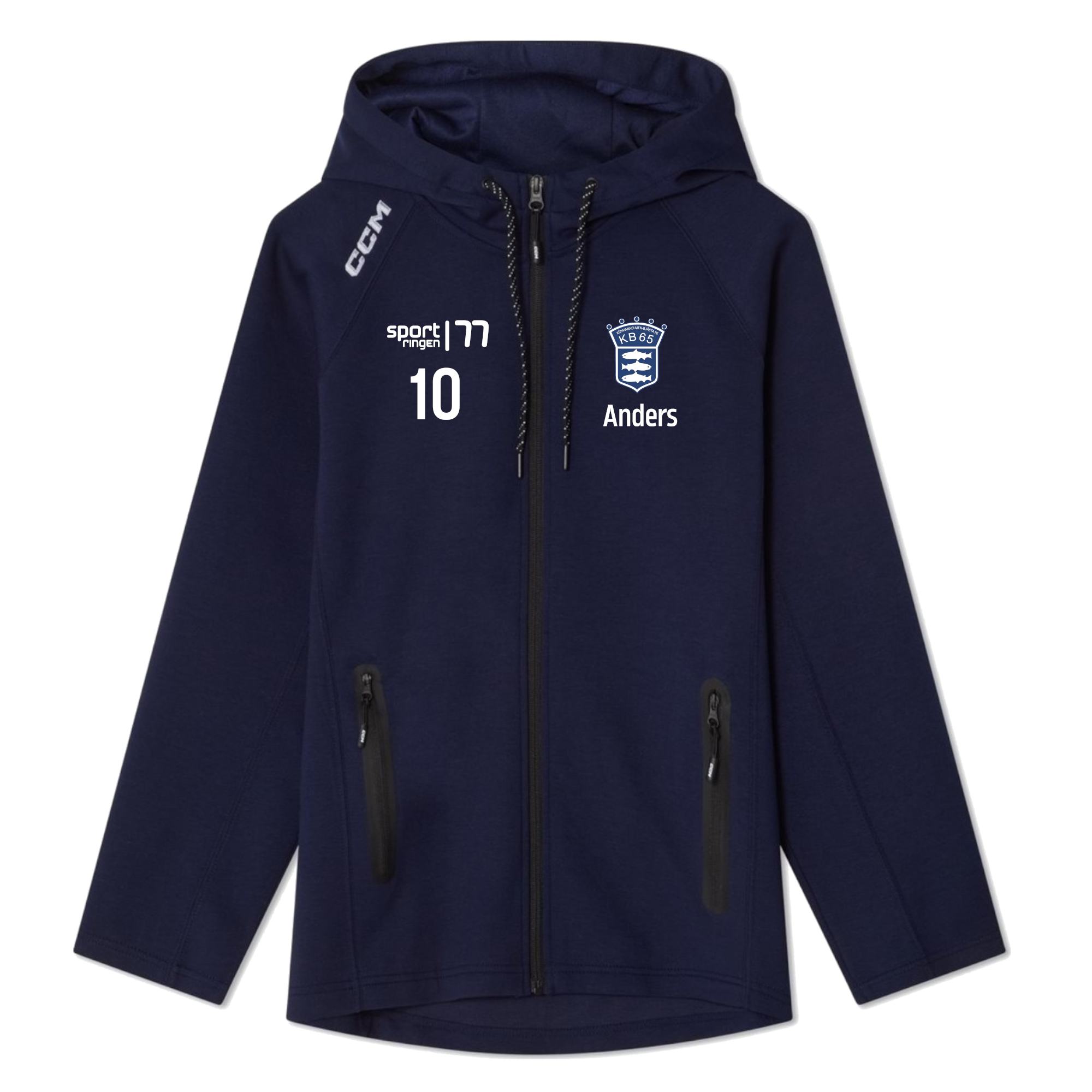 CCM Team Locker Zip Hoodie Junior (KB65)
