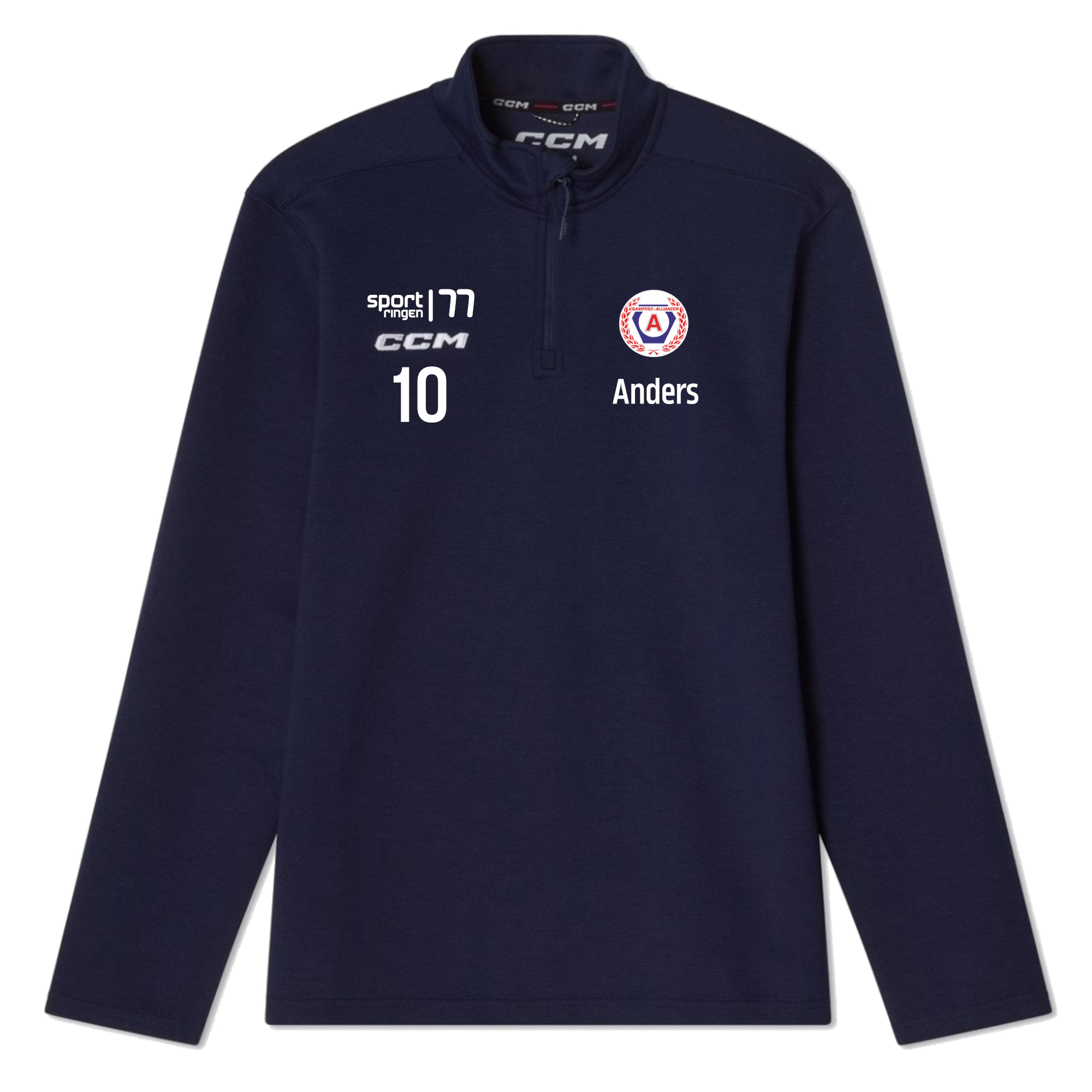 CCM Team Locker 1/4 Zip Tröja Senior (Kramfors Alliansen)