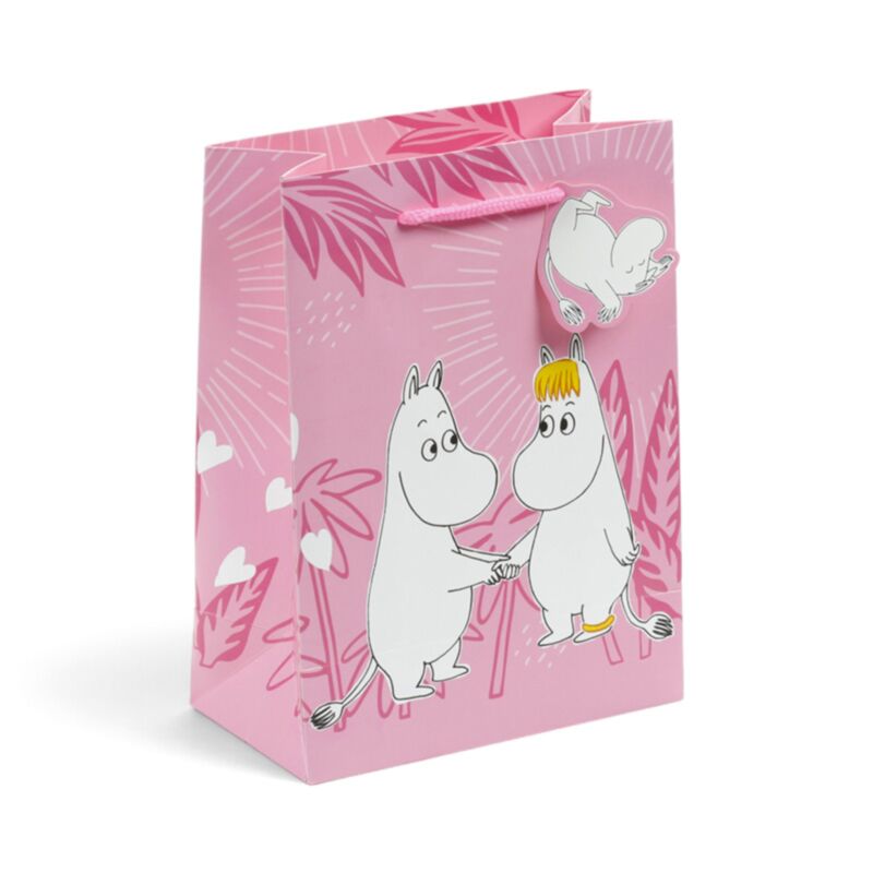 Mumin Presentpåse - Medium Rosa