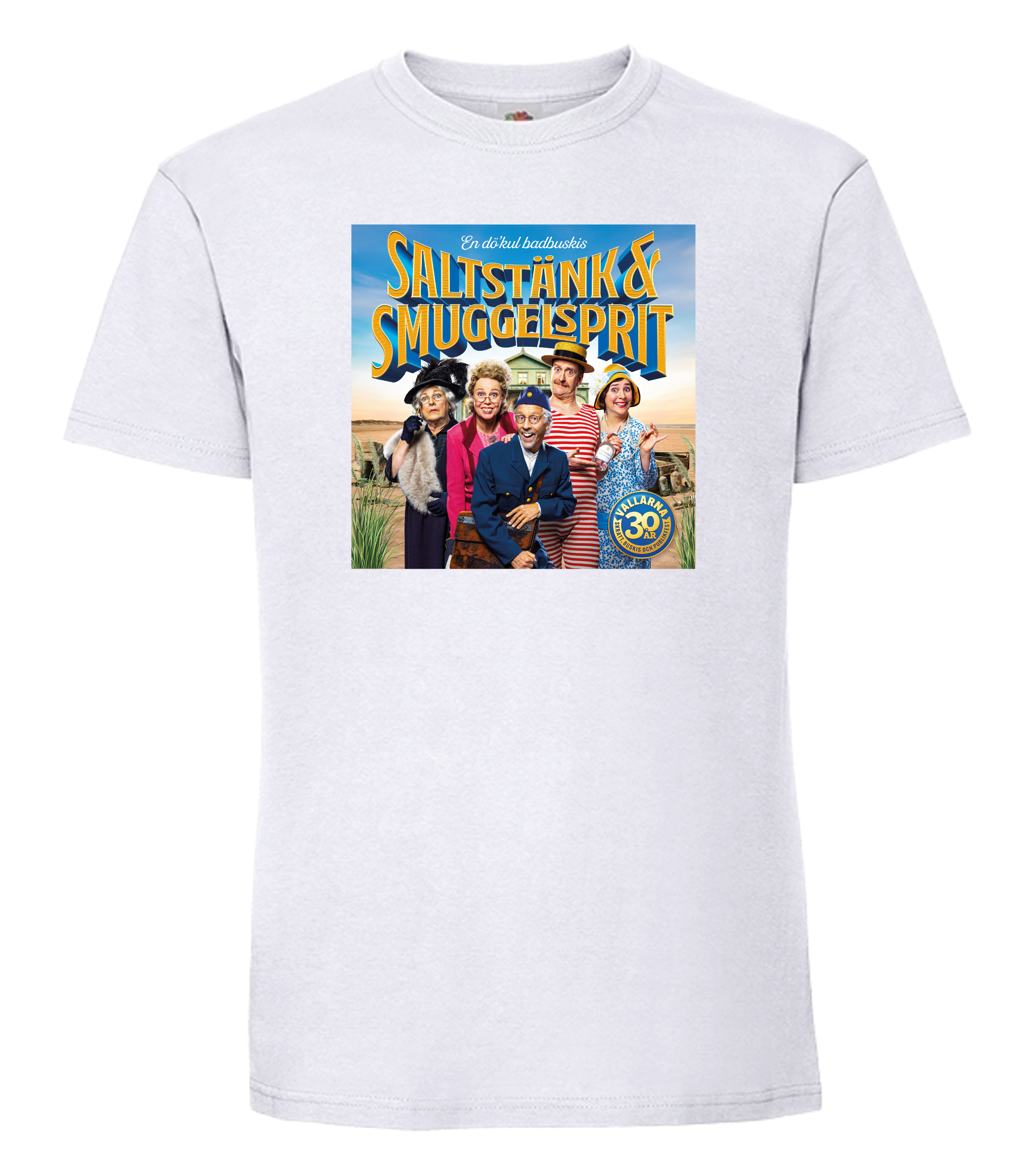 Saltstänk och Smuggelsprit T-Shirt Vit