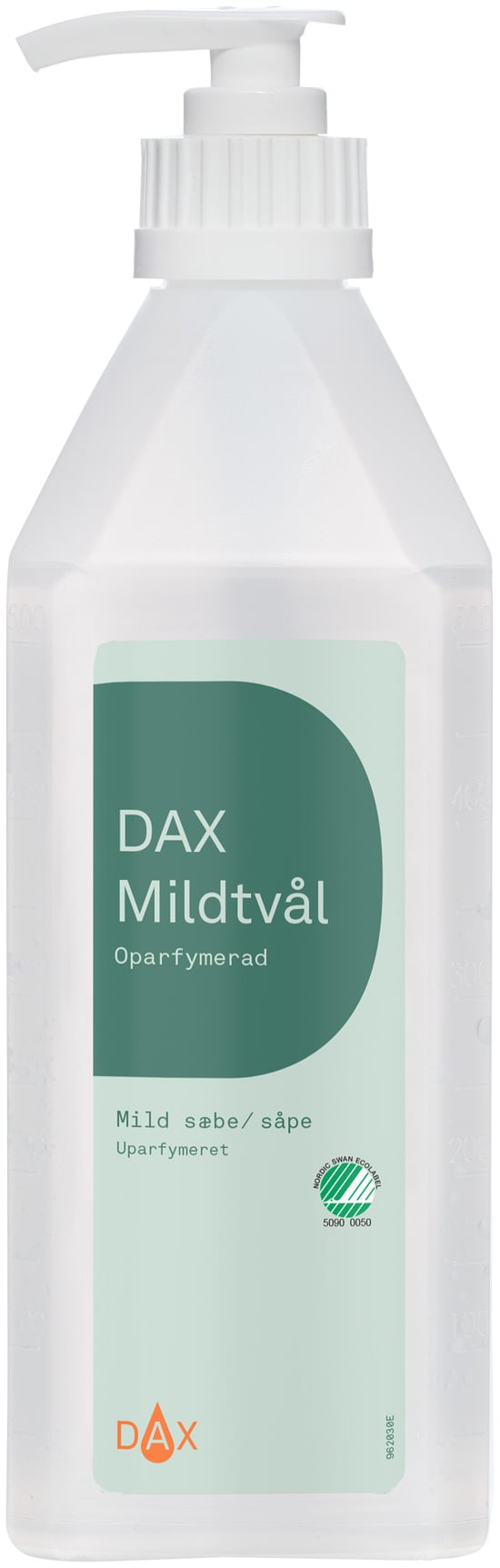 Dax Tvål, Mild & Oparfymerad 600ml