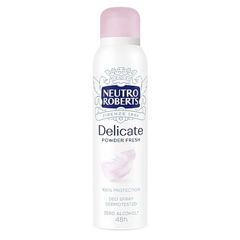 NEUTRO ROBERTS Delicate Deo Spray Powder Fresh 0% Alcohol 150 ml