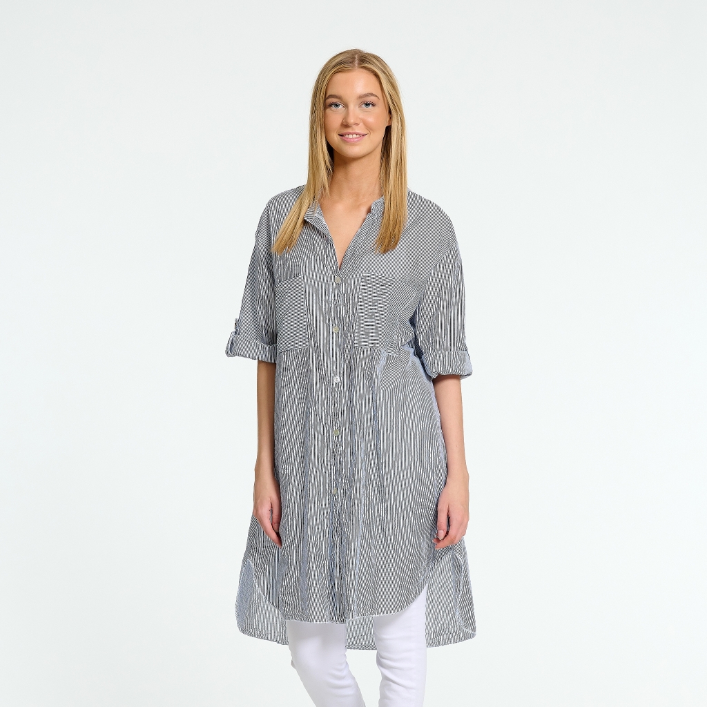 Linn Stripe Tunika | dark blue - 2