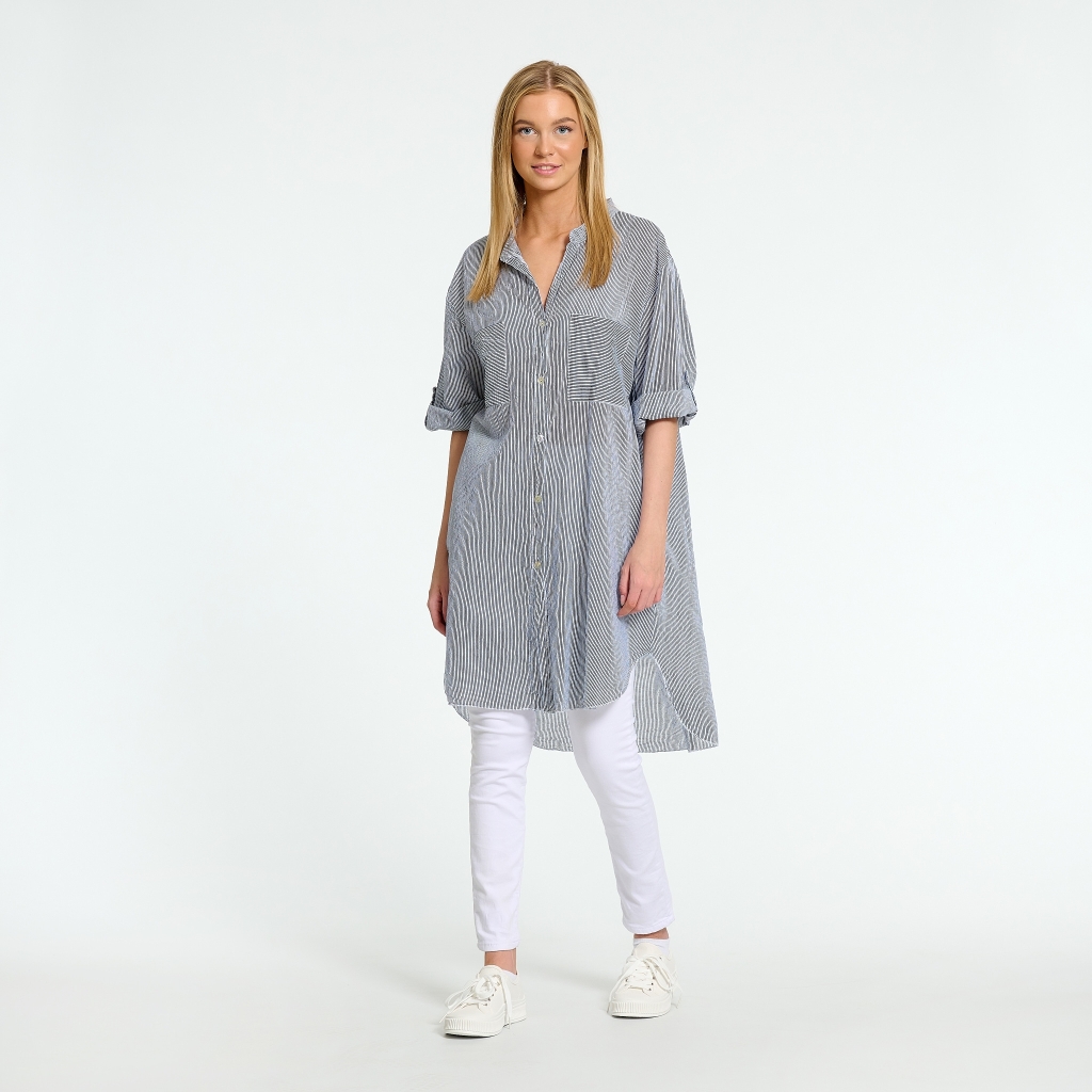 Linn Stripe Tunika | dark blue - 3