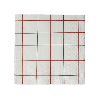 Servetter Square Dark Red