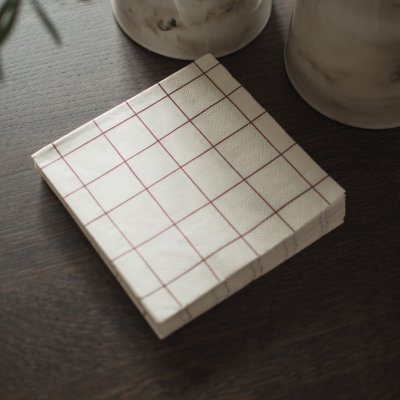 Servetter Square Dark Red - 2