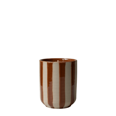Doftljus Burn Stripe nougat, 60 h