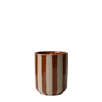 Doftljus Burn Stripe nougat, 60 h