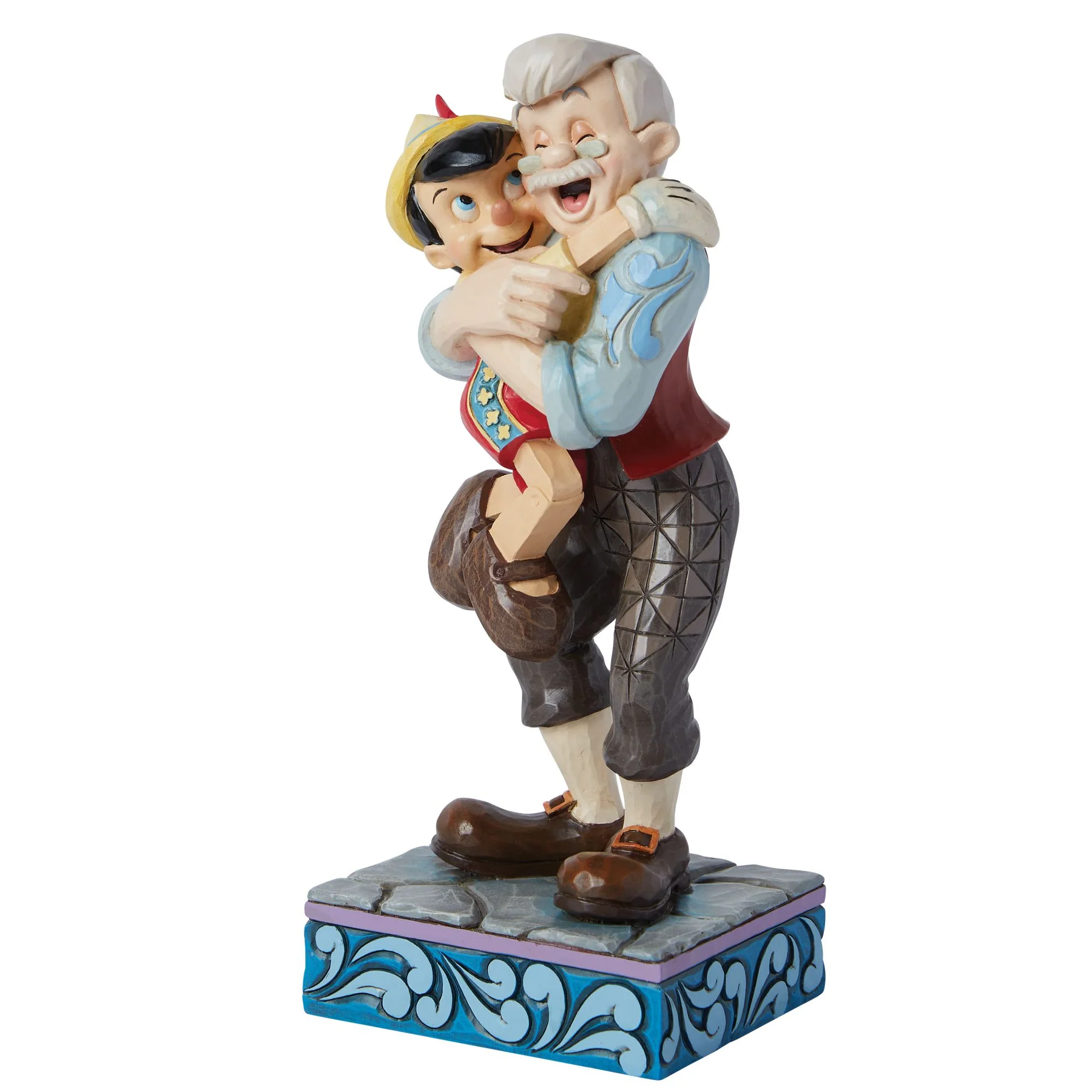 Jim Shore Disney Figurin - Geppetto & Pinocchio Hugging - 2