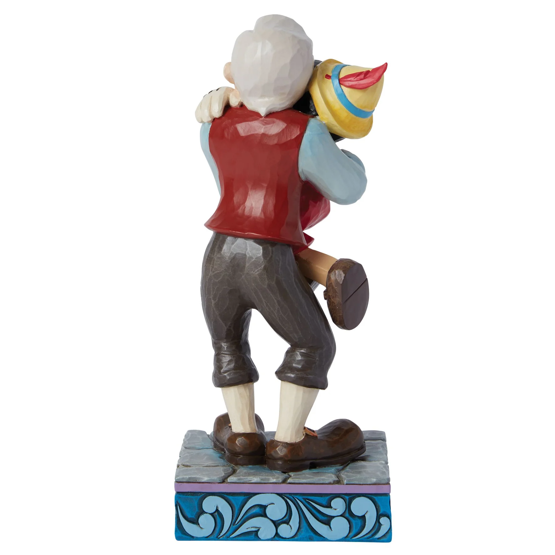 Jim Shore Disney Figurin - Geppetto & Pinocchio Hugging - 4