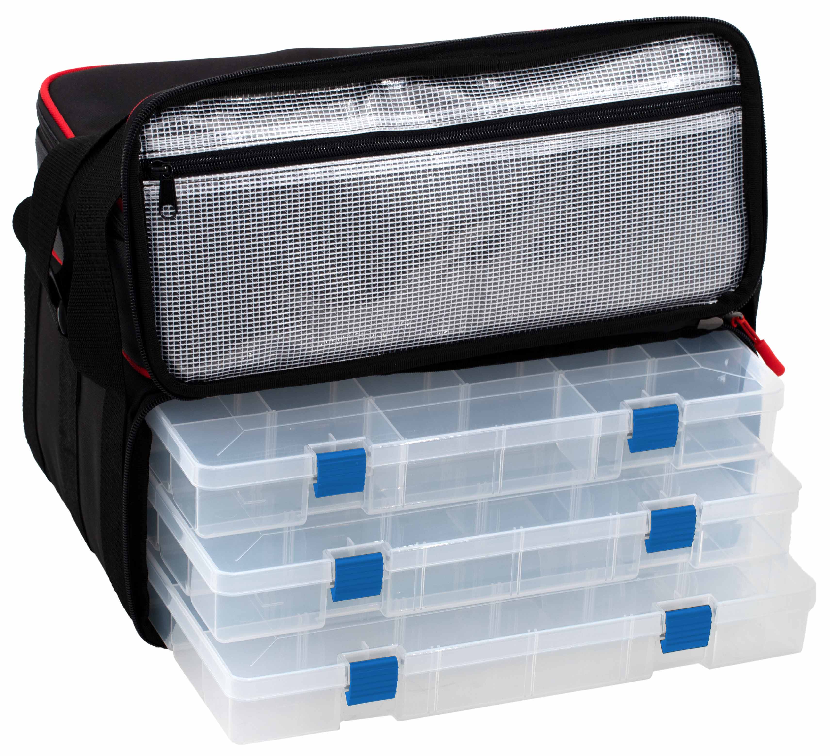 Mikado fiskeväska med boxar - Medium - 2