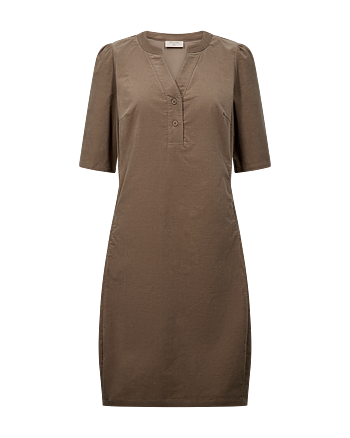 Olana dress baby cord - taupe