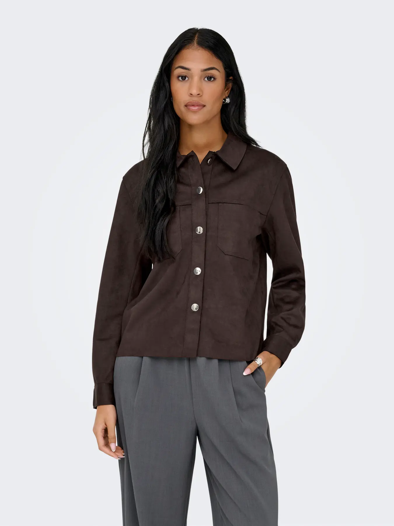 Only  - Mira Fuskmocka Jacka Brun - 2
