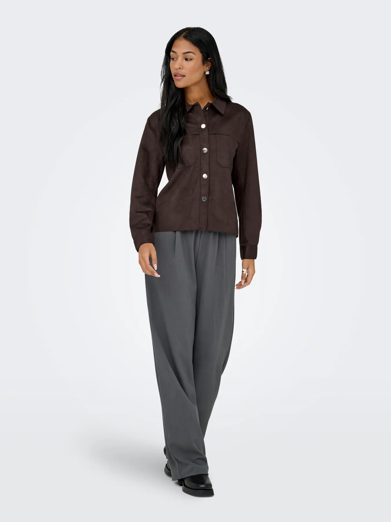 Only  - Mira Fuskmocka Jacka Brun - 3