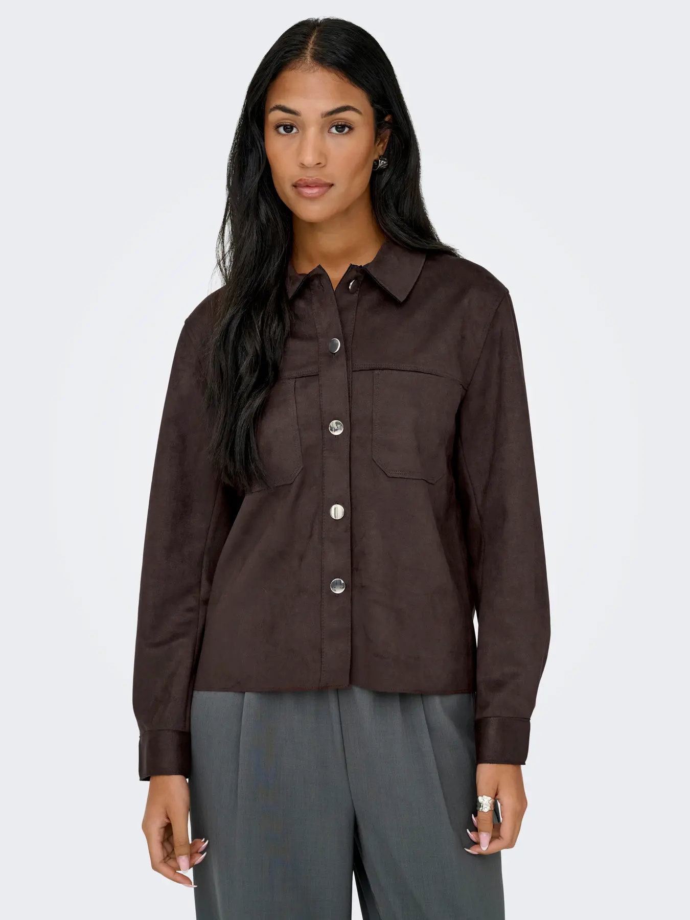 Only  - Mira Fuskmocka Jacka Brun - 5