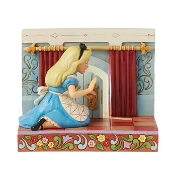 Jim Shore Disney Figurin - Alice in Wonderland LED Door