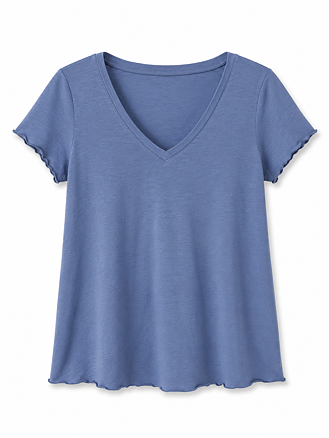 T-shirt Lou - blue jeans