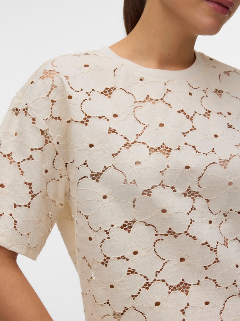 Vero Moda - Villa Topp Beige - 5