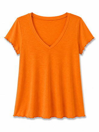 T-shirt Lou - orange