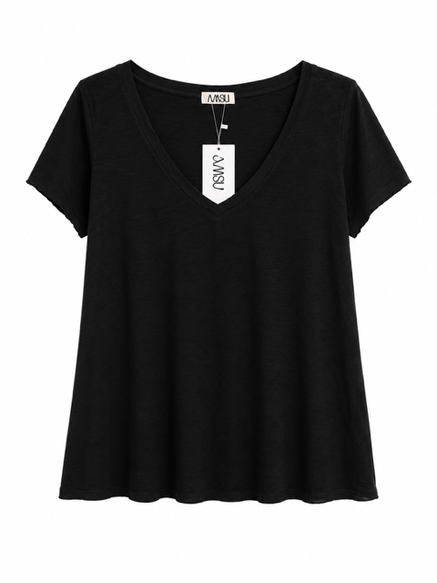 T-shirt Lou - svart