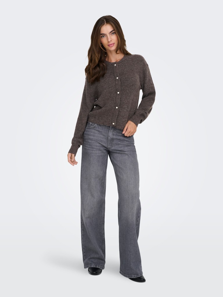 Jacqueline de Yong - Lumi Cardigan Brun - 3