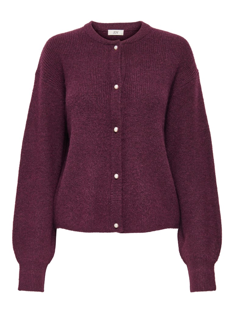 Jacqueline de Yong - Lumi Cardigan Vinröd