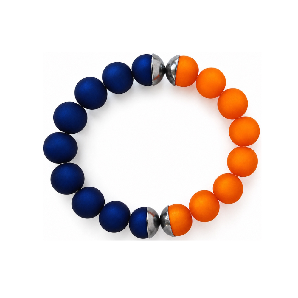 IAMLUND Bridge armband orange/marin 